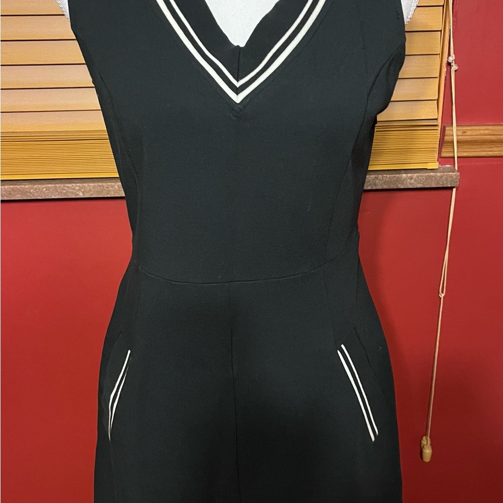 Land’s End black and white dress